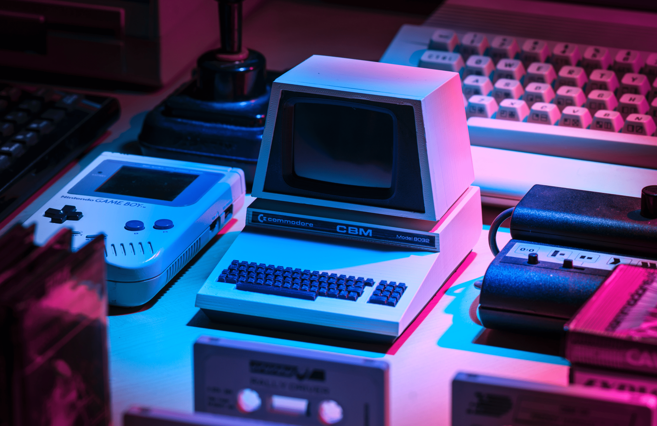 Clifford, a reddish-brown pitbull, posing on a couch and looking stoically at the camera